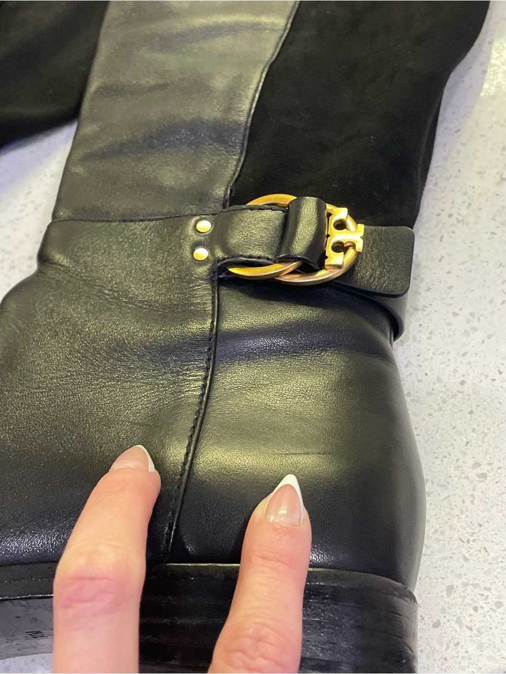 ✨Tory Burch✨ Marsden leather Riding equestrian Boots over knee size 10, like new - Picture 8 of 16